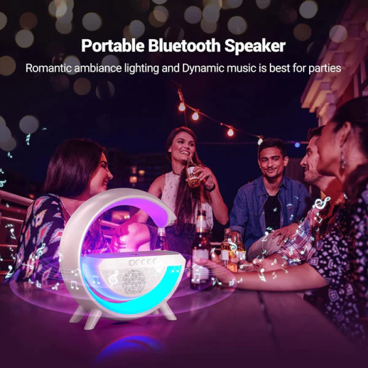 3 In 1 Portable G500 LED Wireless charging Speaker | Unique Design And Awesome Sound Quality