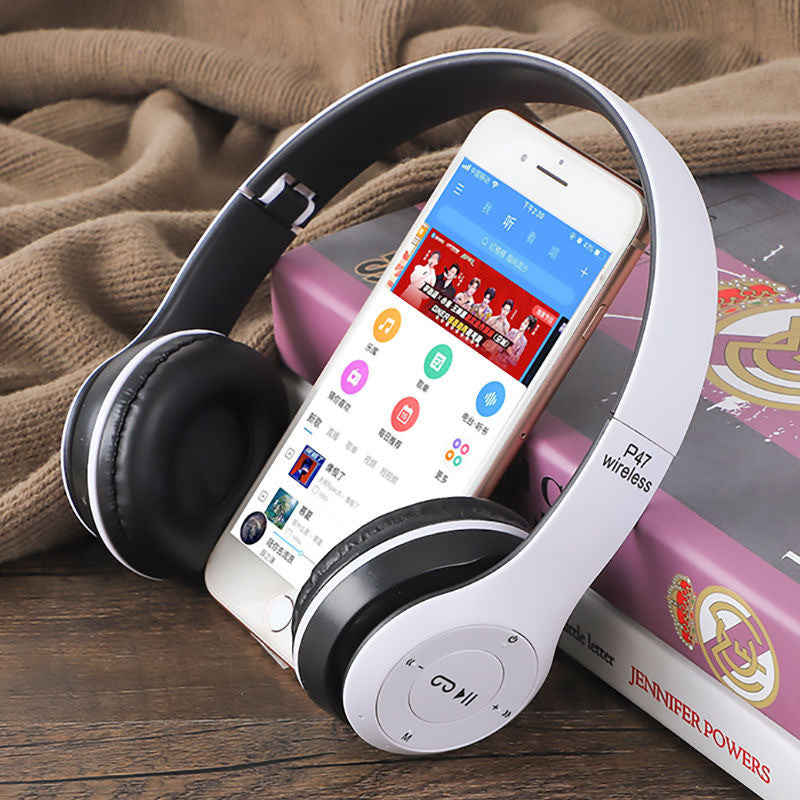 P47 Bluetooth 5.0 Wireless Headphone Foldable HIFI Stereo Bass Earphone